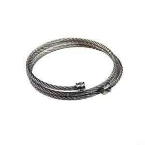 Inox Women's Stainless Steel Twisted Bracelet